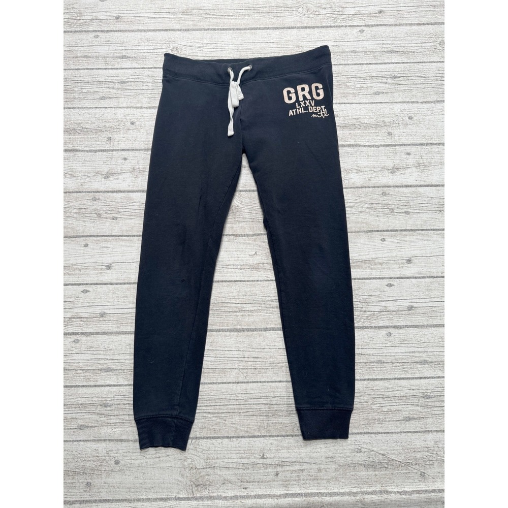 Garage Sweatpants Women's Medium Black Fleece Lined Tapered Activewear Training
